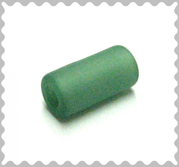 Polaris tube 8x4 mm – patina green