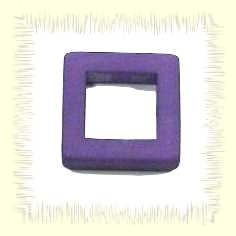 Polaris-Kreativ -Quadrat- 20mm - dunkel-lila matt