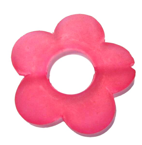 Flower - Anhänger rosa - 33mm