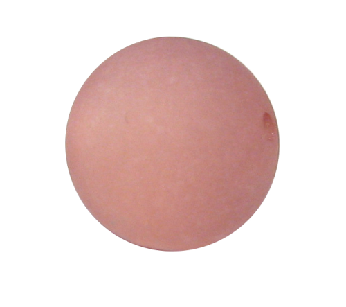Polarisperle 12mm rosybrown - Kleinloch