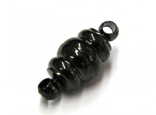 Magnetic clasp 16x7mm, colour: Blackened – 1 pcs.