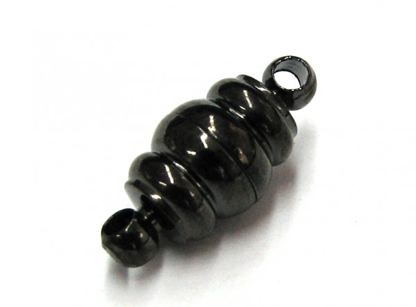 Magnetverschluss 16x7mm, Farbe: geschwärzt - 1 Stück