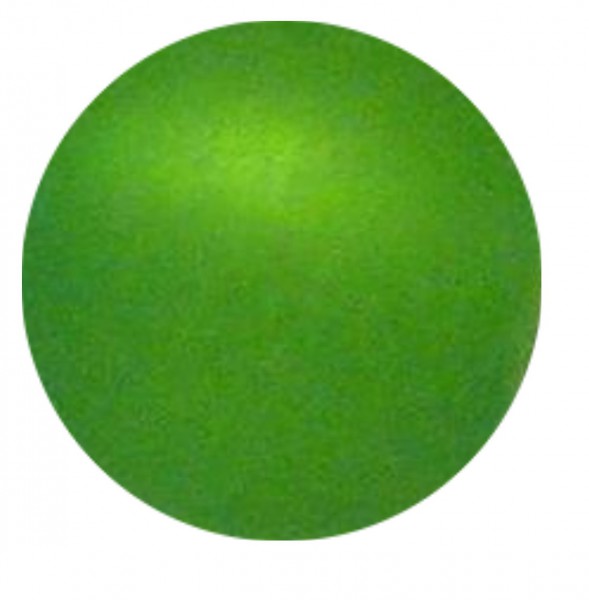 Polaris bead 14 mm green – small hole