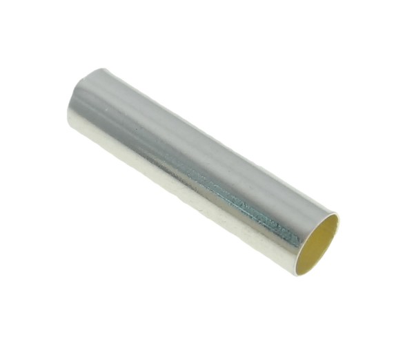 Röhre 10x2,5mm, silber farbig - Loch 2,1mm - 1 Stück