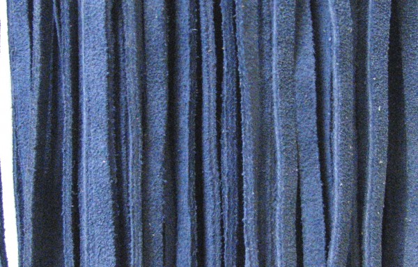 Suede band – blue – ca.1 meter -made in Germany- ca.4x2mm