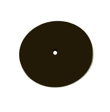 Polaris disc 22 mm – round – dark brown