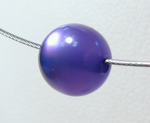 Polarisbead 10 mm dark purple glossy – small hole