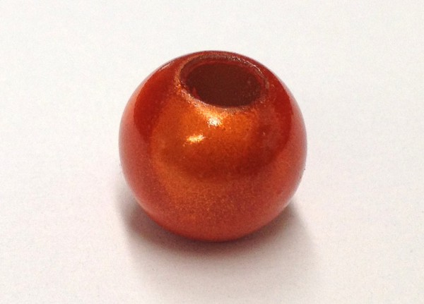 Miracle Beads Perlen 12mm - Großloch - orange
