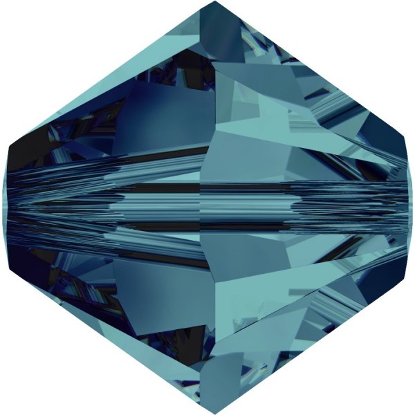 Swarovski Crystal 5328 Xilion Bicone Bead 4mm --- 10 Stück - Indicolite
