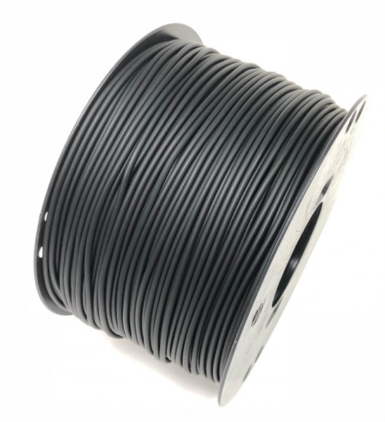 rubber cord around 4 mm – black – 1 meter – top quality!