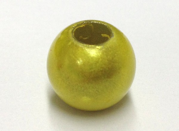 Miracle Beads Perlen 12mm - Großloch - lemon