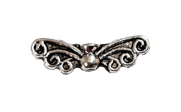 Butterfly wings – Elf wings – 22 mm – antique silver colored