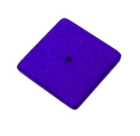 Polaris Scheibe 22mm - eckig - purple