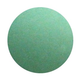 Polarisperle 18mm patina grün - Kleinloch