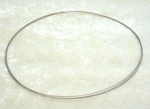 Collier 3-reihig , 60cm in silberf. (Stahl natur)