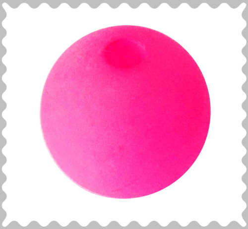 Polarisperle pink 16 mm - Großloch