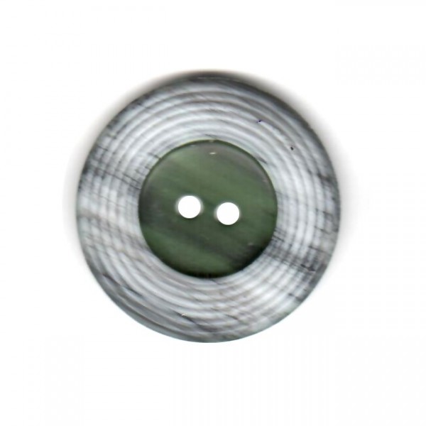 Button 34 mm – two tone – green