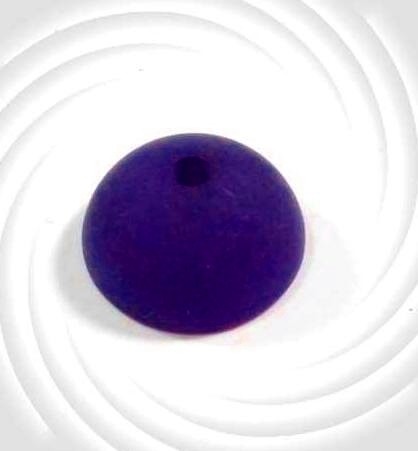 Polaris half bead 10x5 mm – dark purple