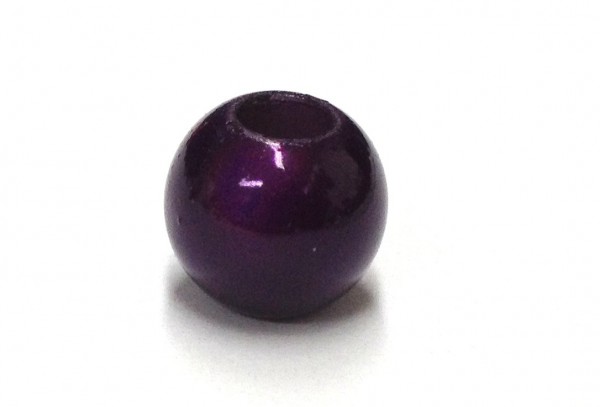 Miracle Beads 12 mm – Large hole – dark amethyst