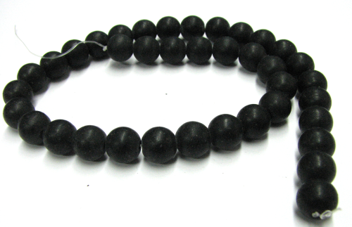 Blackstone matt – Ball 10 mm – 1 strand approx.40 cm