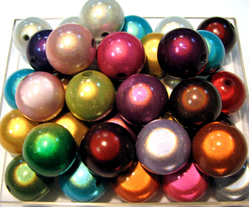 Miracle Beads Farbmix - Perlen 20mm - 50 Gramm ca. 12 Stück