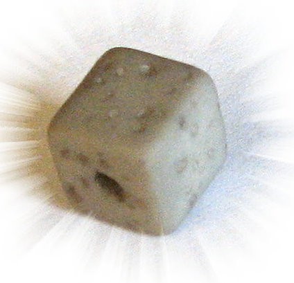 Polaris Gala sweet cube 8 mm grey – small hole