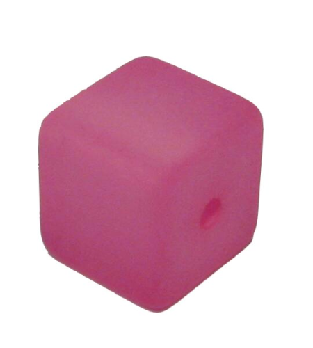 Polariswürfel 8mm pink - Kleinloch