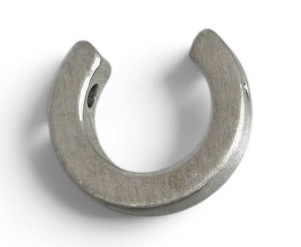 Creative Pendant - small Horseshoe - 22mm - color: rhodium