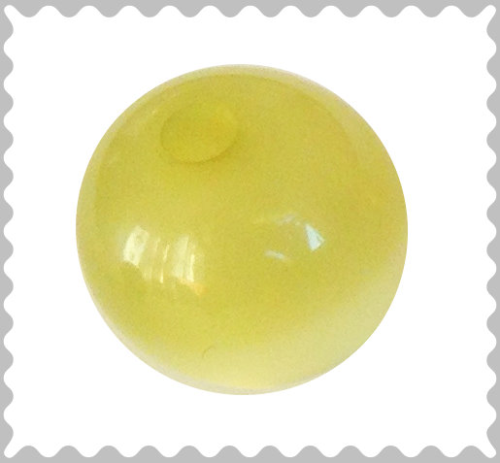 Polarisbead light-khaki glossy 10 mm – large hole