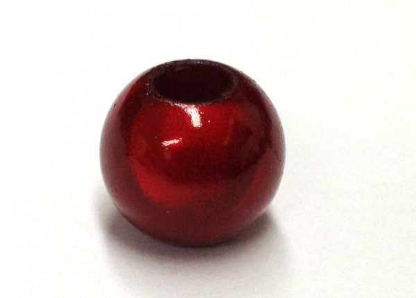 Miracle Beads Perlen 12mm - Großloch - rubin