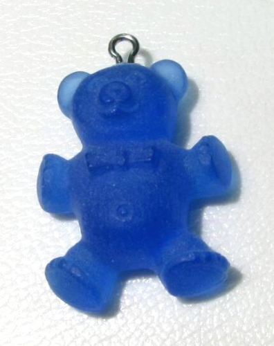Bear – pendant – blue