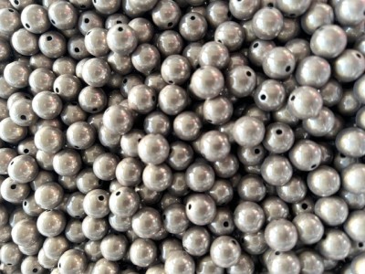 Miracle Beads grau - Perlen 10mm - 50 Gramm ca. 90 Stück
