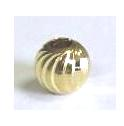 Cut bead 6 mm gold