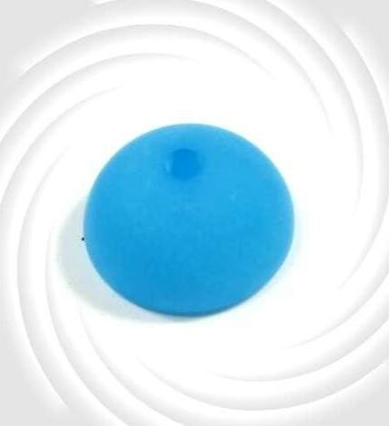 Polaris half bead 10x5 mm – light turquoise