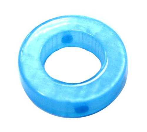 Polaris circle – 18 mm – bright turquoise glossy