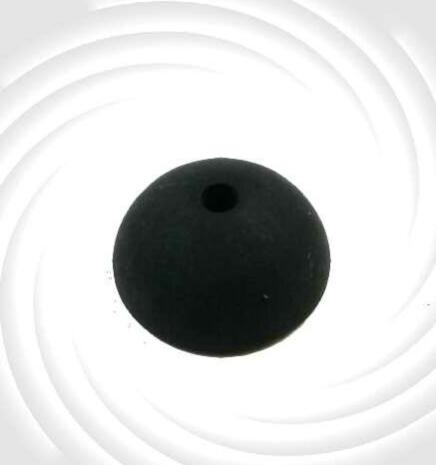 Polaris half bead 10x5 mm – black