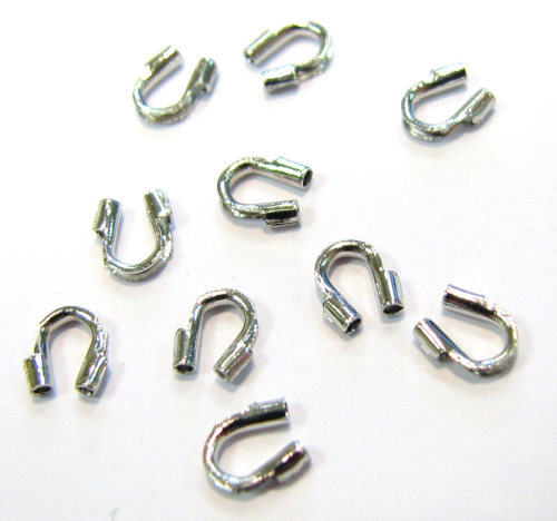 Wire guard – wire saver, colour: Platinum, 10 pieces