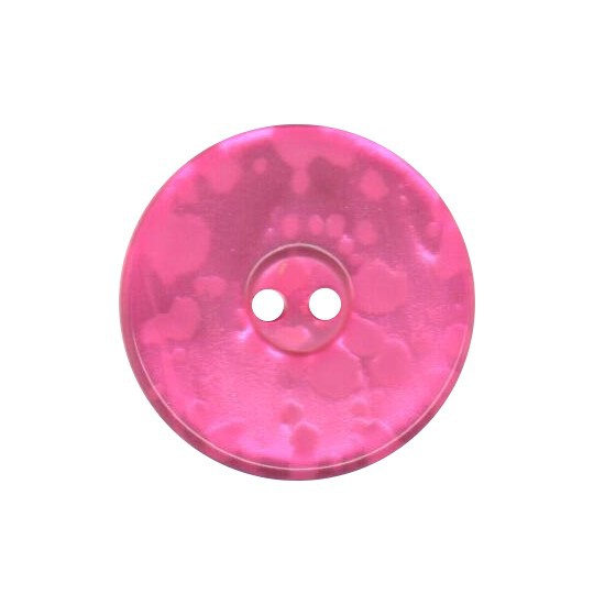 Knopf 23mm - Aqua Optik - pink