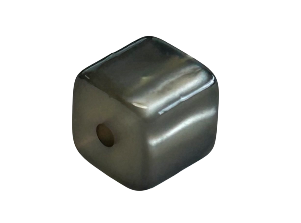 Polaris cube 8 mm glossy anthracite– small hole