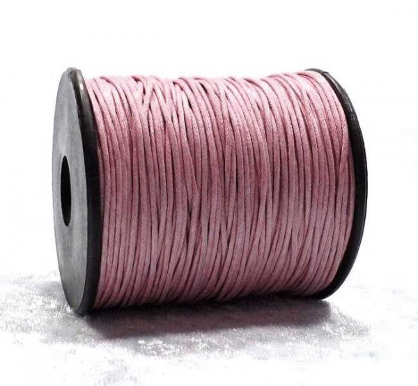 Baumwollband 1mm - 73 Meter - rosa