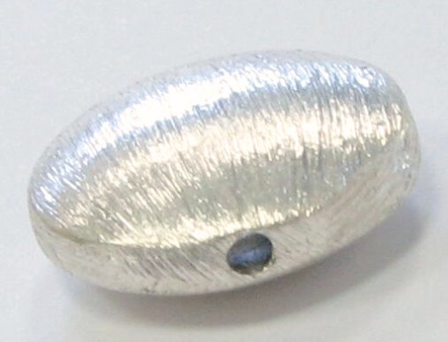 Linse 16x5mm - Waagerecht gebohrt - 925 Sterling-Silber