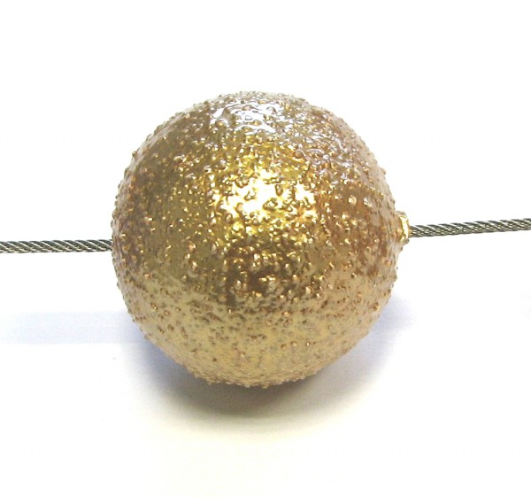 Paper Make bead – Paper bead Galactica 24 mm – gold