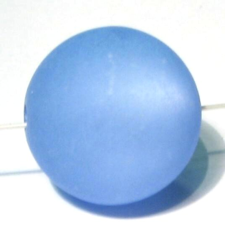 Polarisperle 4mm himmelblau - Kleinloch