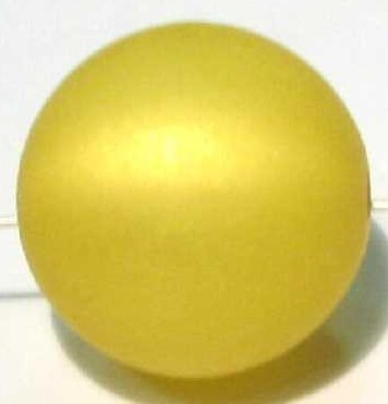 Polaris bead 20 mm yellow – small hole