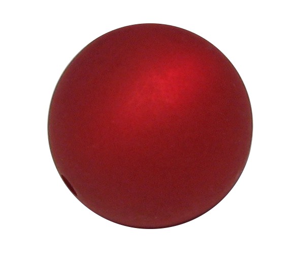 Polaris bead 18 mm ruby – small hole