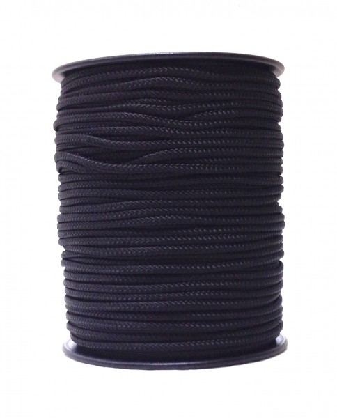 Sail rope – PP tape – 5 mm black – 1 meter