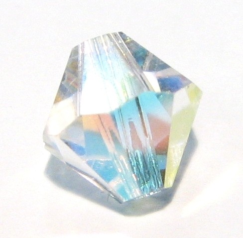 Bicone Kristall 8mm - crystal AB