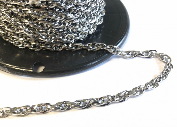 Double anchor chain – stainless steel – 4,2 mm – 1 meter