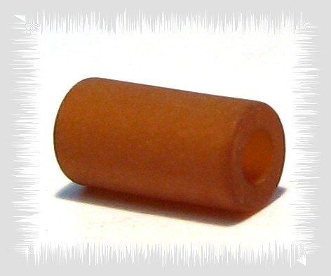 Polaris tube 8x4 mm – rust brown