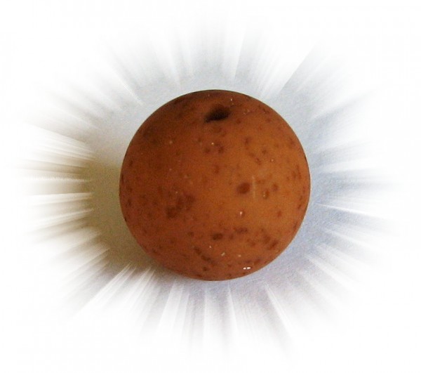 Polaris Gala sweet bead 10 mm rust brown – small hole
